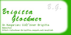 brigitta glockner business card